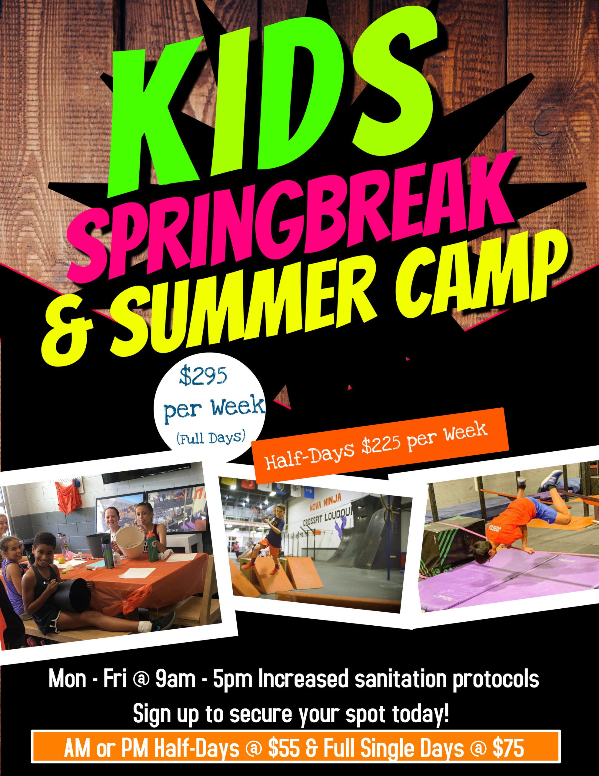 2022 Kids SpringBreak and Summer Camp Flyer Template – Northern Virginia  Ninja